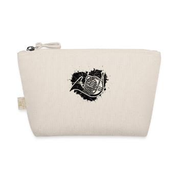 French horn French horn player French hornist - Organic Pouch - nature - Front