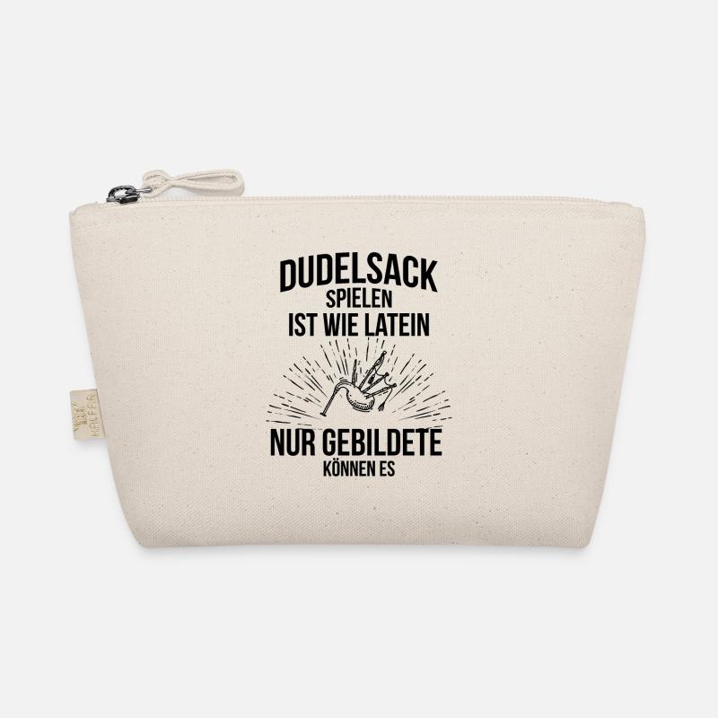 Dudelsack Dudelsackspieler Sackpfeife Bio-Täschchen
