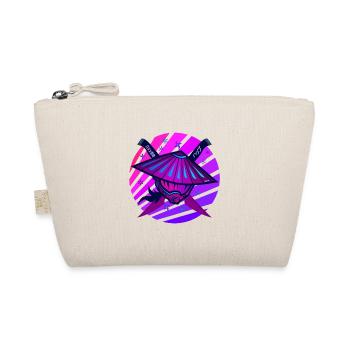 Samurai Monster Schwert violet - Bio-Täschchen - Natur - Vorne
