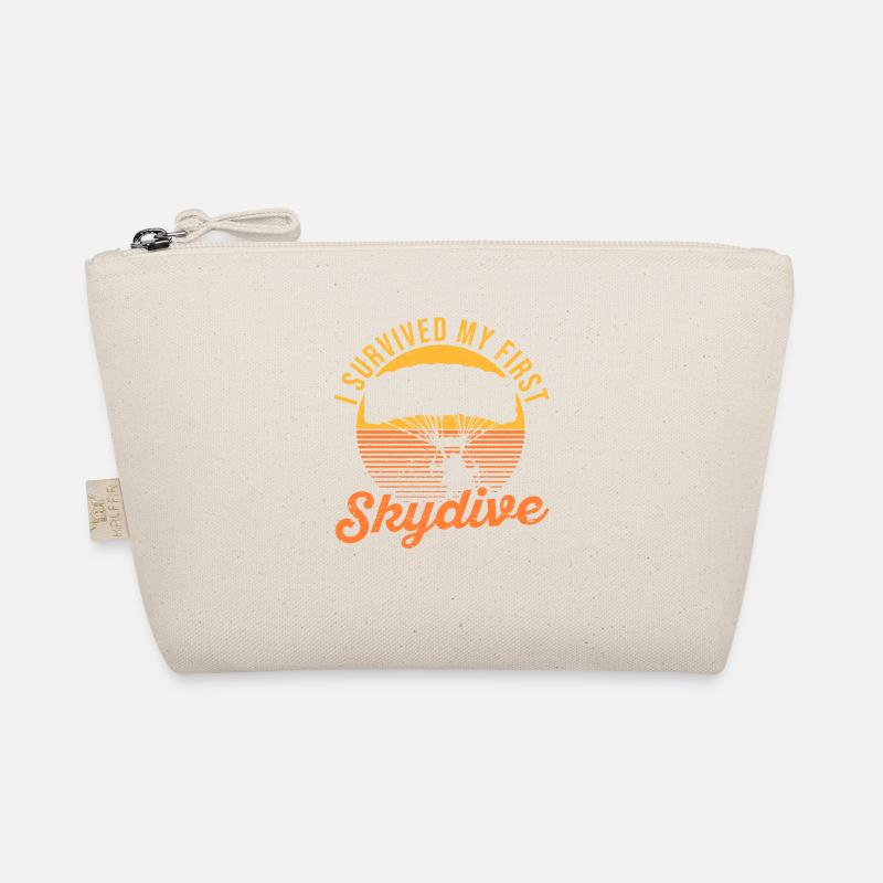 I survived my first parachute jump Organic Pouch