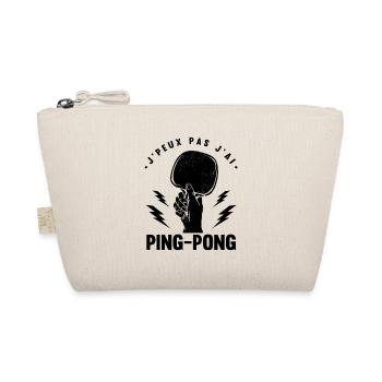J'ai Ping Pong | Pongiste - Trousse biologique - nature - Devant