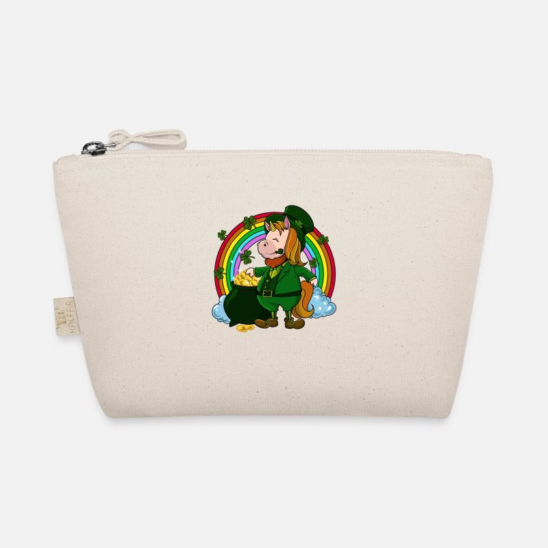 Einhorn Leprechaun - St Patricks Einhorn Bio-Täschchen
