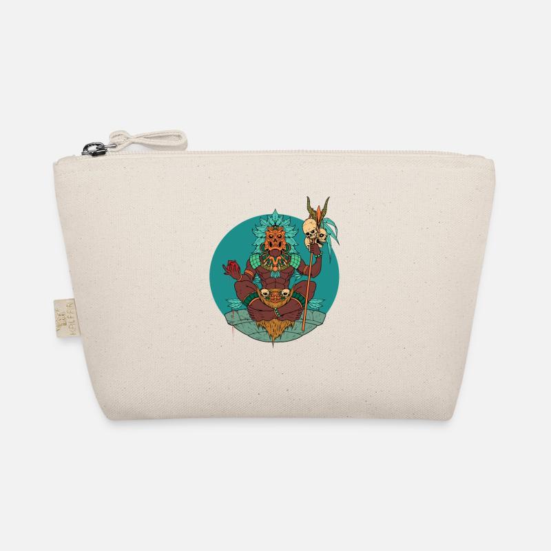 Aztec Shaman - Organic Pouch - nature