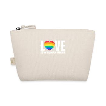 Valentine's day, Valentine's day, Valentine's day, - Organic Pouch - nature - Front