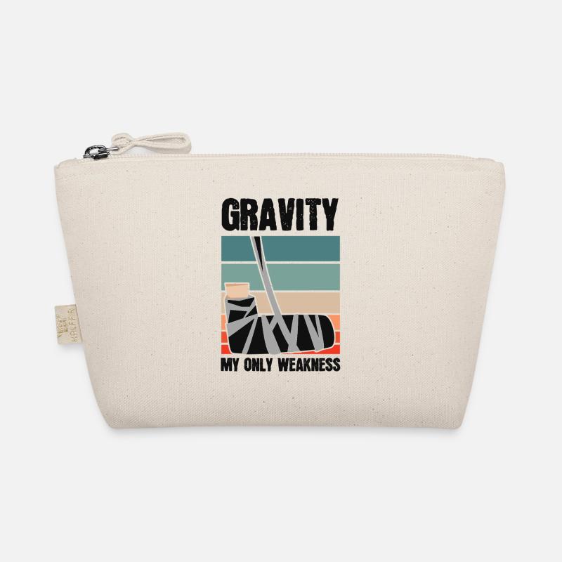Gravity My Only Weakness Bones Organic Pouch
