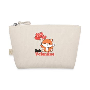Renard pour la Saint-Valentin petit Valentin - Trousse biologique - nature - Devant