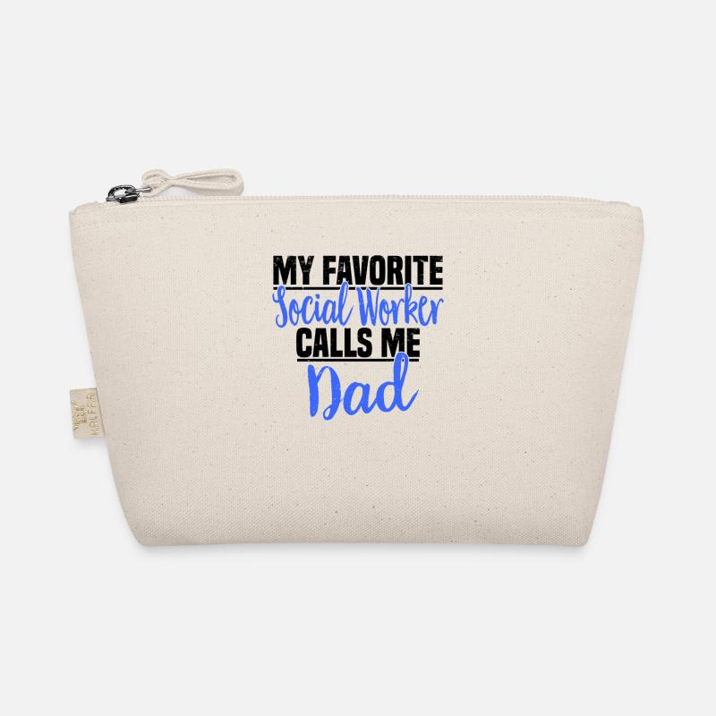 Social Work Social Work Social Work Dad Organic Pouch