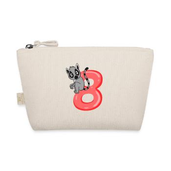 8 ans - 8ème anniversaire avec motif animal - Trousse biologique - nature - Devant