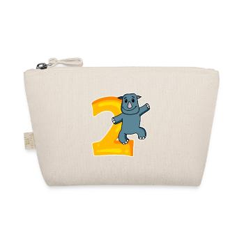 2 ans - 2ème anniversaire avec motif animal - Trousse biologique - nature - Devant