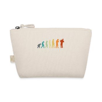 Violin Violinist Evolution Retro - Organic Pouch - nature - Front