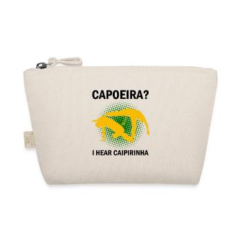 Afro-Brazilian dance saying for Capoeira - Organic Pouch - nature - Front