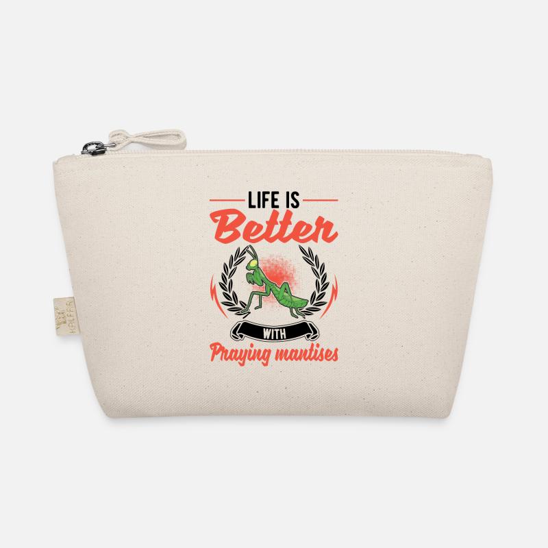Das Leben ist besser mit Gottesanbeterinnen Bio-Täschchen