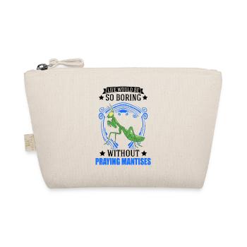 Praying mantis Gift Mantis Mantis - Organic Pouch - nature - Front