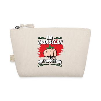 Not Moroccan But Supportive Travel Tourist Morocco - Organic Pouch - nature - Front