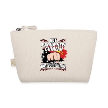 Not Papua New Guinean But Supportive Travel Papua - Organic Pouch - nature - Front