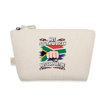 Not South African But Supportive Travel Tourist - Bio-Täschchen - Natur - Vorne