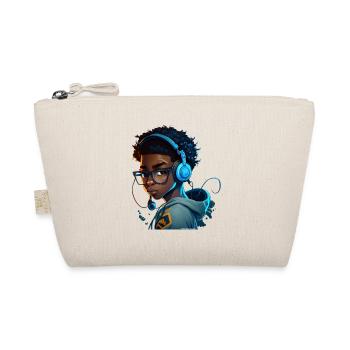 Personnage de jeu numérique avec casque - Trousse biologique - nature - Devant