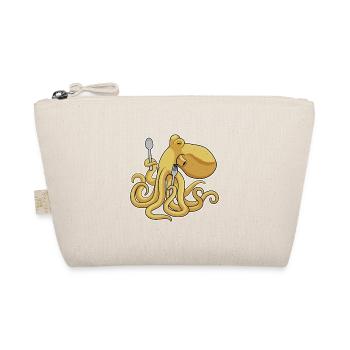 Octopus Cutlery Cooking Kitchen - Organic Pouch - nature - Front