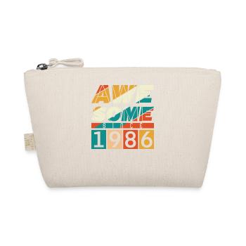 1986 Né Anniversaire Année de naissance millésime - Trousse biologique - nature - Devant
