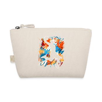 Basketball basketball players - Organic Pouch - nature - Front
