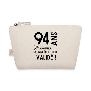 Anniversaire 94 ans humour adulte cadeau - Trousse biologique - nature - Devant