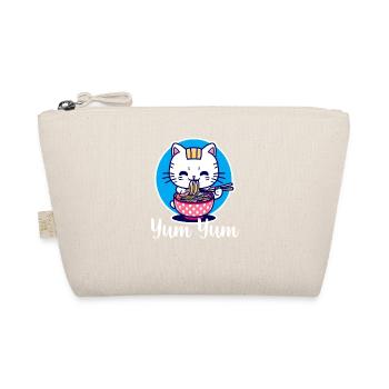 Niedliche Katze isst Ramen - Anime - Manga - Bio-Täschchen - Natur - Vorne