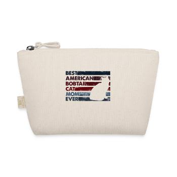Best Mother Ever - American Bobtail Cat - Organic Pouch - nature - Front