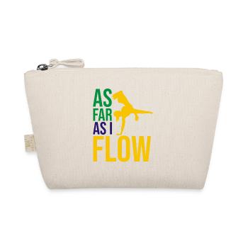 Afro-Brazilian dance saying for Capoeira - Organic Pouch - nature - Front