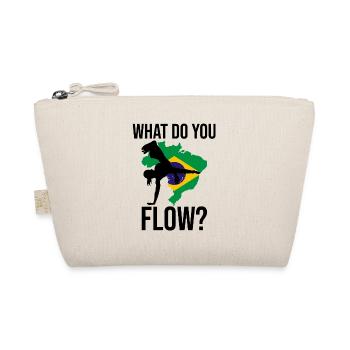 Afro-Brazilian dance saying for Capoeira - Organic Pouch - nature - Front