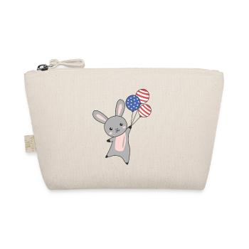 lapin vole ballons usa animaux mignons lapins - Trousse biologique - nature - Devant