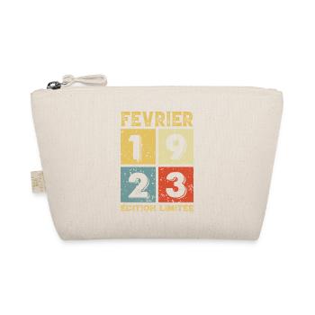 Anniversaire Vintage Idée Cadeau Février 1923 - Trousse biologique - nature - Devant