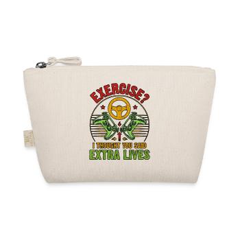 Exercise I Thought You Said Extra Lives Gamer - Organic Pouch - nature - Front