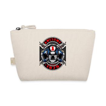 Awesome since 1979, biker's birthday - Organic Pouch - nature - Front