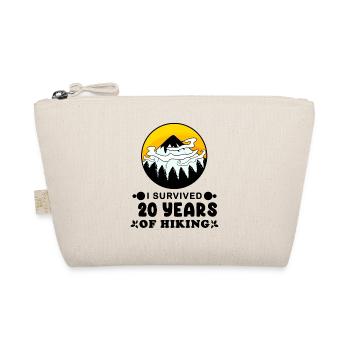 20. Geburtstag Wanderer 20 Jahre alt Gipfel Berge - Bio-Täschchen - Natur - Vorne