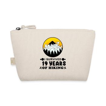 19. Geburtstag Wanderer 19 Jahre alt Gipfel Berge - Bio-Täschchen - Natur - Vorne