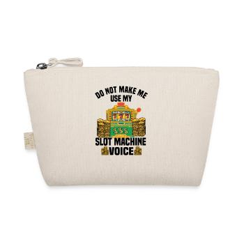 Casino Gambling Slot Machine Card Game - Organic Pouch - nature - Front