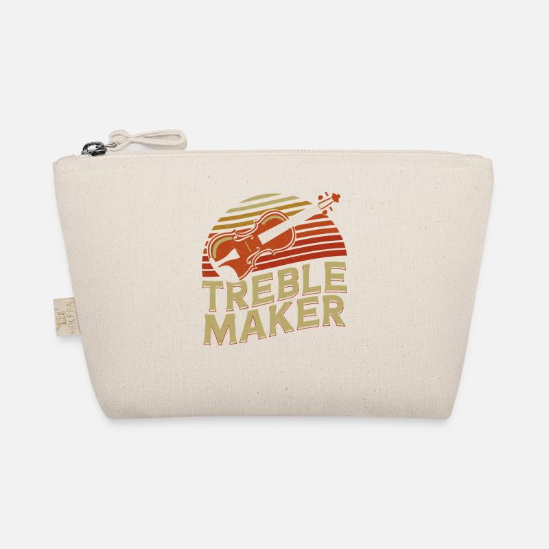 Violin Violinist Pun Treble Maker Organic Pouch