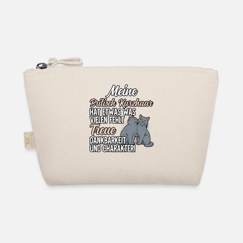 Britisch Kurzhaar Katze - Bio-Täschchen - Natur
