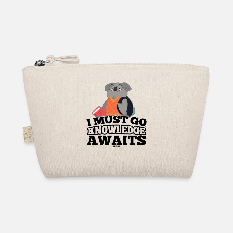 Schule Koala Nerd Schüler lernen Streber Bio-Täschchen