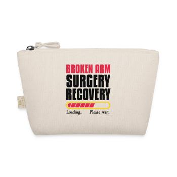 Gebrochener Arm Chirurgie Wiederherstellung - Bio-Täschchen - Natur - Vorne