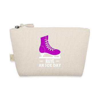 Have An Ice Day Skating Figure Skater - Organic Pouch - nature - Front