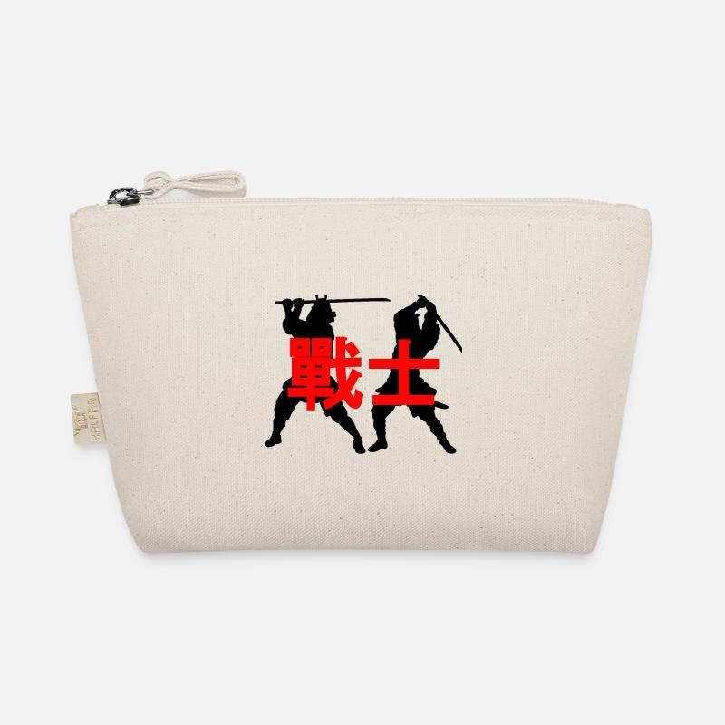KAMPF ZWISCHEN ZWEI SAMURAI MIT DER INSCHRIFT Bio-Täschchen