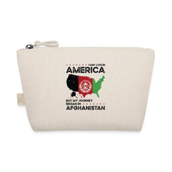 Geboren in Afghanistan Afghanistan Amerikaner USA - Bio-Täschchen - Natur - Vorne