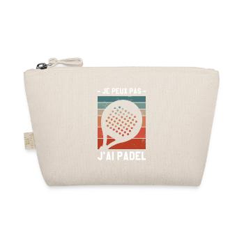 Je Peux Pas J'ai Padel Padeliste - Trousse biologique - nature - Devant