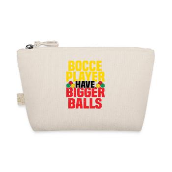Boccia Petanque Boule Bocciaspieler Lyonnais - Bio-Täschchen - Natur - Vorne
