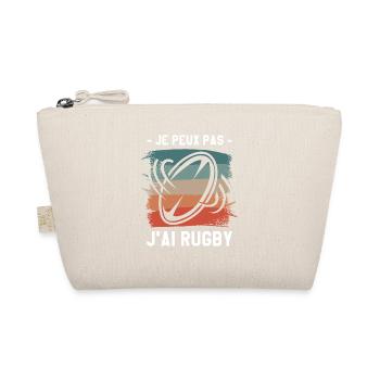 Je Peux Pas J'ai Rugby Rugbyman - Trousse biologique - nature - Devant