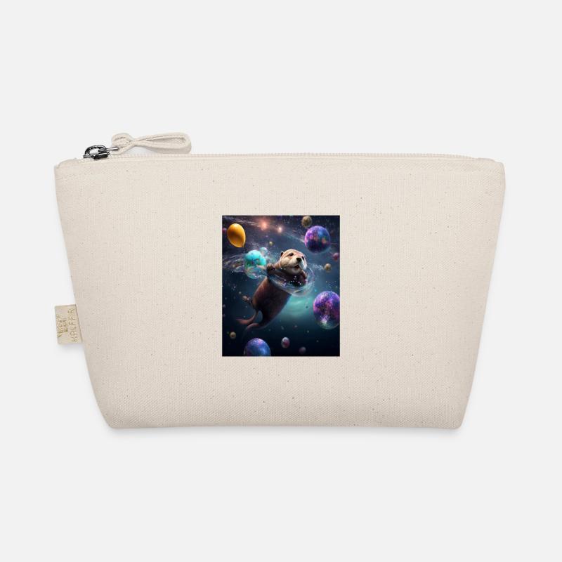 Drôle Space Otters Space Otter avec Planet Trousse biologique
