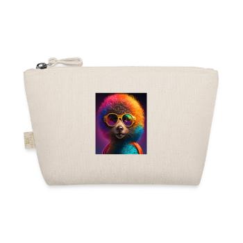 African Otter Pride Pop Art Black Afro Otter - Organic Pouch - nature - Front