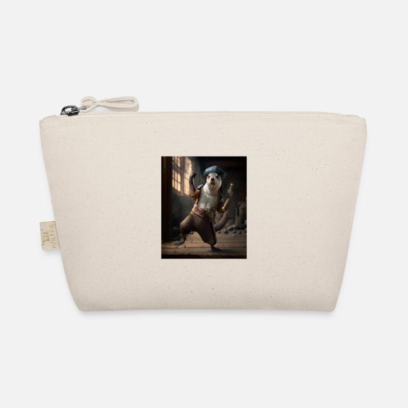 Cute Sea Otter Pet Dabbing Pirate Otter - Bio-Täschchen - Natur