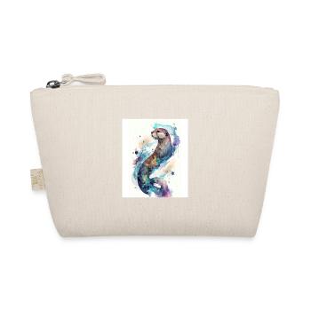 Otter Lovers Magical Sea Otter - Organic Pouch - nature - Front